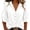 04# White, variant on Women Linen Tops Cotton Loose Fit Button Detail Ruffle Sleeve Blouse Western Shirt Casual Summer Beach Vacation Tunic S-3XL