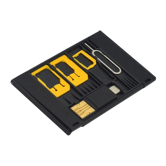 LNGOOR 5PCS/Set SIM OTG Phone Reader Set Sim and Nano Adapter(Random Color)