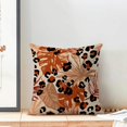 thumbnail image 3 of Burnt Orange Fall Pillow Covers 18 x 18 Inch, Tropical Palm Leaf cheetah Spot Outdoor Decor Throw Pillows for Couch, Leopard Polka Abstract Art Decorative Pillowcase Cushion Cover Set of 2, 3 of 6