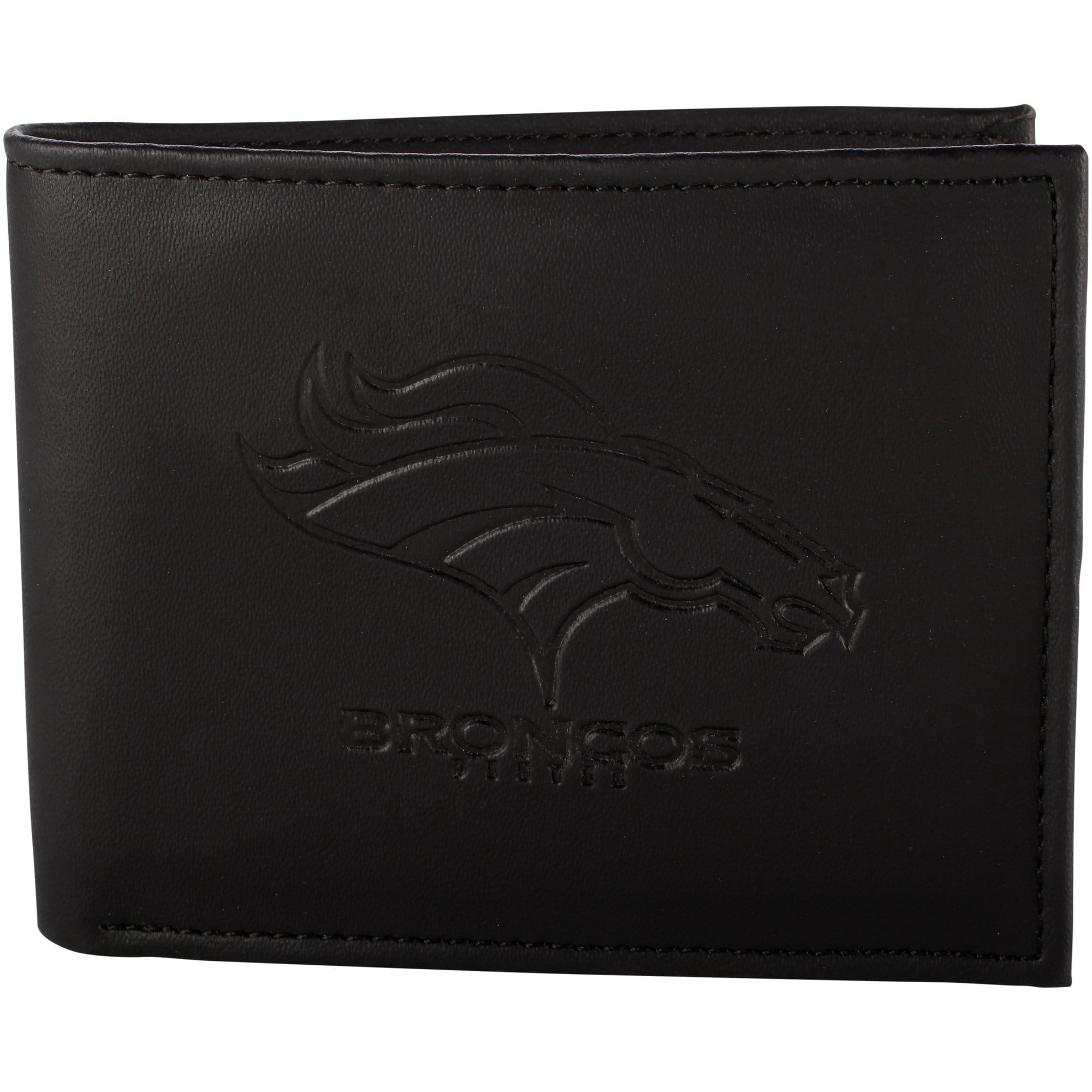 Men's Black Denver Broncos Hybrid Bi-Fold Wallet