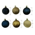 thumbnail image 3 of Holiday Time 24-Count Shatterproof Ornaments-Blue/Gold, 3 of 5