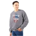 thumbnail image 4 of Freedom Fight Tactical American Flag Sweatshirt for Men or Women Brisco Brands M, 4 of 6