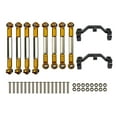 thumbnail image 1 of Tie Rod Base Tie Rod for WPL Car Vehicle Model Modification Set Replacement Golden, 1 of 8