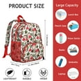 thumbnail image 6 of Hedgehogs and Red Mushrooms Pattern Backpack Backpack for School,Cute School Bag,Schoolbag with Adjustable Shoulder Straps & Padded Back,13.8"x11.4"x6", 6 of 6