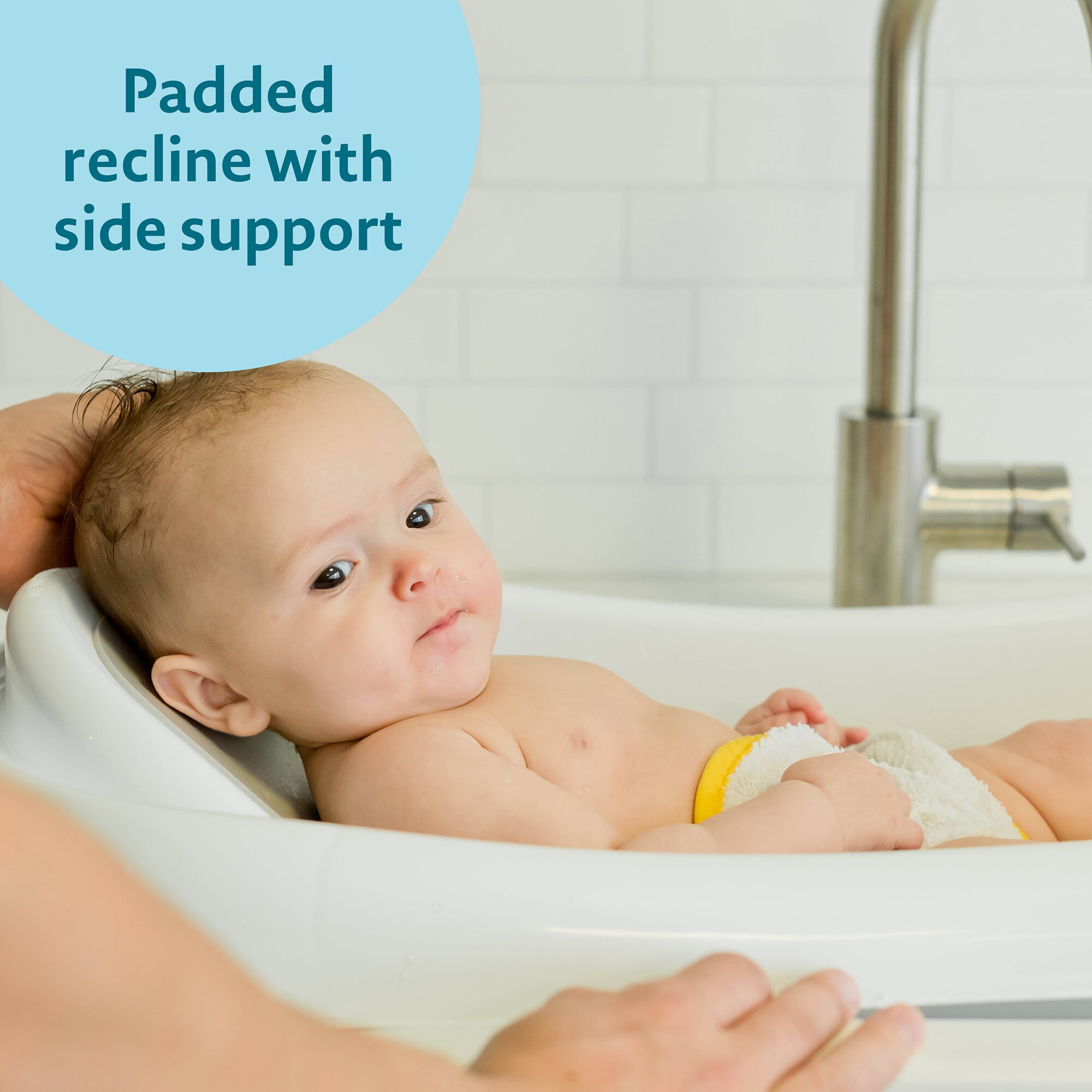 The First Years Sure Comfort Newborn to Toddler Tub, White