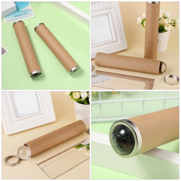Set De 2 Caleidoscopios De Madera Para Niños – Juguete Educativo Que Estimula La Imaginación