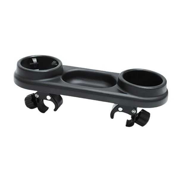 Bandeja de aperitivos universal para cochecito de bebé con soporte para biberón, almacenamiento de partición premium lavable, organizador de bandeja