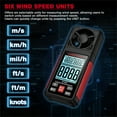 thumbnail image 6 of HABOTEST HT605 Digital Handheld Anemometer, Anemometer handheld windspeed meter, Anemometers handheld, 0-30m/s Wind Speed Test,MAX/MIN measurement, Data Hold, 6 of 12