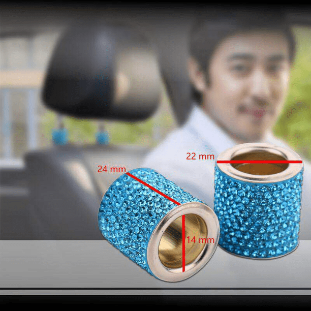 Anillo decorativo para reposacabezas de coche con diamantes, asiento de coche decorativo creativo, anillo decorativo para reposacabezas de coche con diamantes para mujer