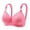 Red, variant on Push Up Bras for Women Lace Underwire Back Shaping Adjustable Strap Plus Size Sports Bra Beige L