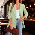 thumbnail image 4 of Casual Blazers for Women 2025 Long Sleeve Lightweight Notch Lapel Collar Slim Fit Business Casual Work Office Jacket, 4 of 6