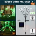 thumbnail image 2 of Luces solares para Halloween con forma de ojo JITOOW, paquete de 4 unidades, IP65, impermeables, 2 of 6
