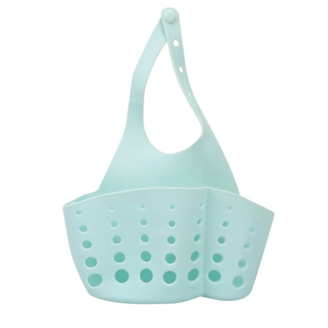 Wzzjkit Kitchen Rack, Portable Home Kitchen Hanging Bag Basket Bath Storage Tools Sink, Kitchen Racks and Shelves