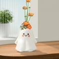thumbnail image 4 of Modern Ghost Flower Pot - White Decorative Vase for Fresh/Dried Bouquets (Baby-Safe & Instagrammable Home Accent), 4 of 5