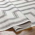thumbnail image 3 of Mark&Day Outdoor Rugs, 3x7 Sylvia Global Indoor/Outdoor Ivory/Dark Gray Runner Area Rug, Non Shedding Ivory Grey Carpet for Patio, Porch, Deck, Bedroom, Living Room or Kitchen (2'7" x 7'3" Runner), 3 of 4