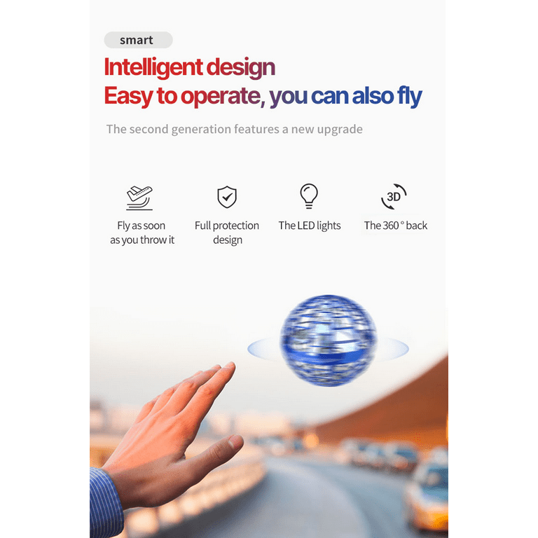 Flying Toys that Brings Magic into Reality,Flynova Pro Flying Boomerang  Ball Toy Flying Space Orb Ball Spinner Hand Hover Drone Ball Soaring Nebula