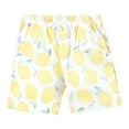 thumbnail image 3 of Hudson Baby Infant Girls Shorts Bottoms 4-Pack, Lemon Daisy, 4T, 3 of 3