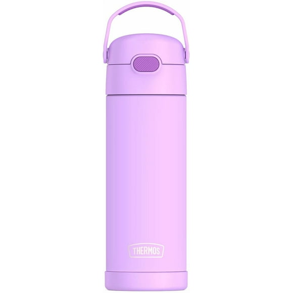 Thermos Kids Stainless Steel Vacuum Insulated Funtainer Water Bottle with Spout Lid, 470 ml, Lavender