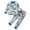 Blue, variant on Odeerbi 3-9 Years Kids Boys Outfits Cotton Sweatsuits Dinosaur Crewneck Sweatshirts Sweatpants Two-piece Set Fashion Casual Long Sleeve Loungewear Set Kids Boys Clothes