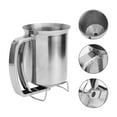 thumbnail image 3 of 2 pcs Batter Stirring Machine Batter Dispenser Stainless Steel Kitchenware(Silver), 3 of 5