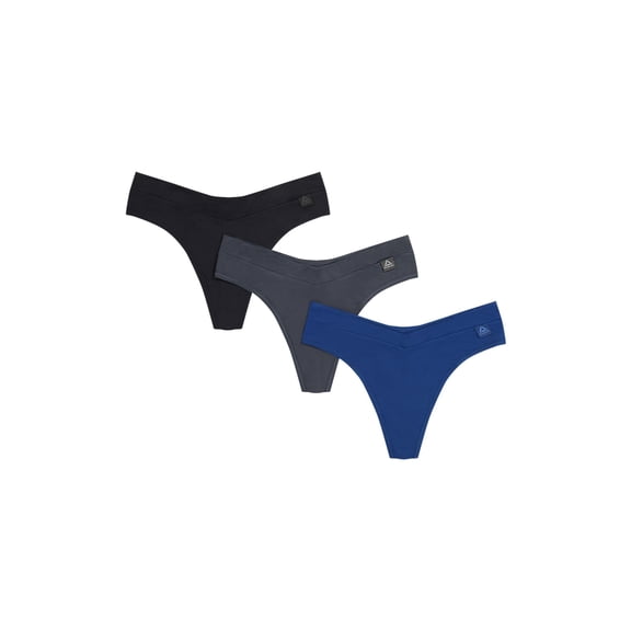 Reebok Women’s Tech Comfort Thong Underwear, 3 Pack, Sizes S - 3XL