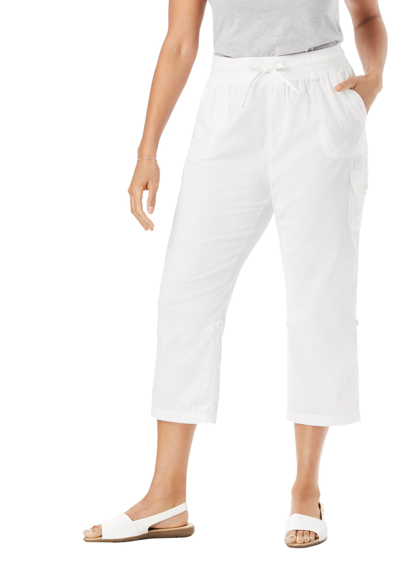 women's plus size petite capris