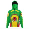 thumbnail image 3 of Sudadera con capucha informal con estampado de la bandera de Guinea-Bissau, país africano, ropa de calle para vacaciones, chándal, 3 of 5