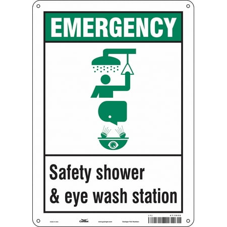 

Condor Safety Sign 14 in x 10 in Aluminum 471D08 471D08 ZO-G5058267