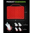 thumbnail image 3 of Acekid 2PC Wheel Dolly 3000LBS Capacity, 360° Rotating Vehicle Moving Dolly for Cars Trucks, 3 of 6