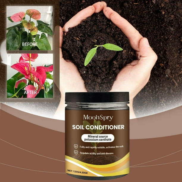 Soil Improvement and Loosening Agent | Organic Minerals Blend | Enhances Aeration Water Retention Fertility | Easy Application | For Orchards Vegetable Gardens | 120g Pack