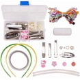 thumbnail image 3 of Juego de 50 pinzas para el pelo, cintas, lazos, horquillas, pasadores antideslizantes y accesorios para el cabello para adolescentes., 3 of 8