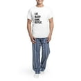 thumbnail image 5 of CafePress - Eat Sleep Game Repeat Pajamas - Men's Light Loose Fit Cotton Pajama Set, 5 of 7