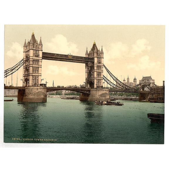 Tower Bridge Canvas Wall Art (20" x 30")