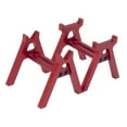 thumbnail image 1 of lionlar 2 Pieces RC Car Work Stand Compact Professional Aluminum Alloy for 1/18 Red, 1 of 9