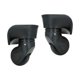 thumbnail image 3 of Ruedas de equipaje de reemplazo de 2 piezas Viaje Tronters Silent Universal Universal Smooth Wear Black Trolley Ruedas de reparación Partes de L, 3 of 8