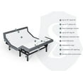 & Son King Adjustable Bed Base Frame (Head Tilt) + 12\u201D Luxury Cool