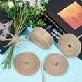 thumbnail image 4 of 1Bag 4 Rolls 3 Sizes Burlap Fabric Ribbon for Craft Making Tan 1/4 inch(6mm)~ 1-1/4 inch(30mm) 10m/roll, 4 of 7