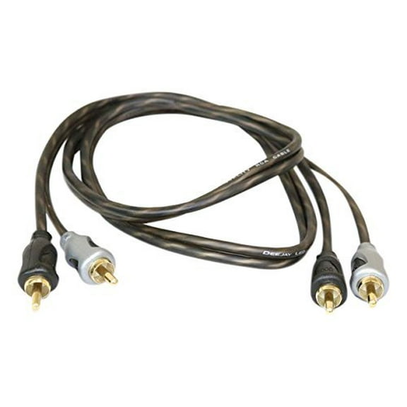 Deejay LED TBHRCA3 3ft Rca To Rca Cooper Cable