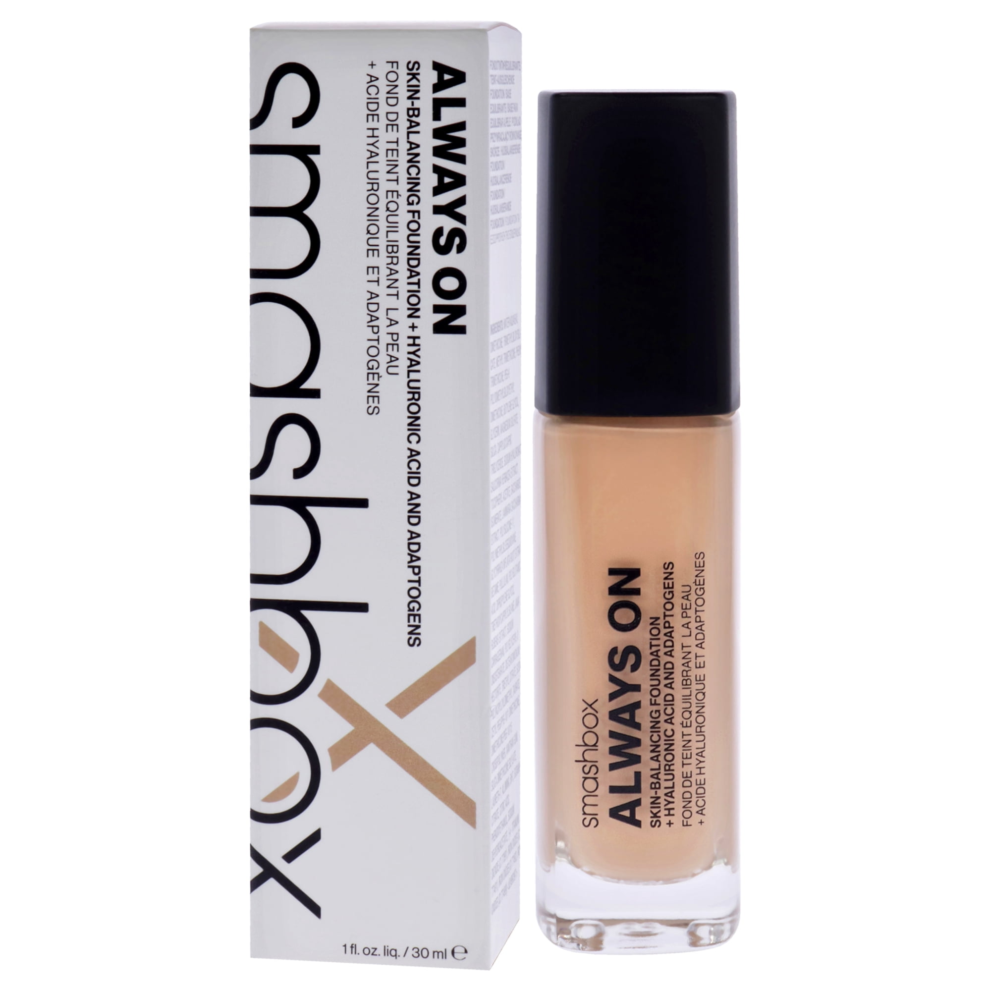 Smashbox Always On Skin-Balancing Foundation - L20N (level-two light with a neutral undertone)