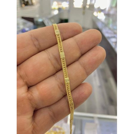 Anklet 14K Bracelet 10" Ball GF Gifts Fashion For Womens Girls Ladies Womens