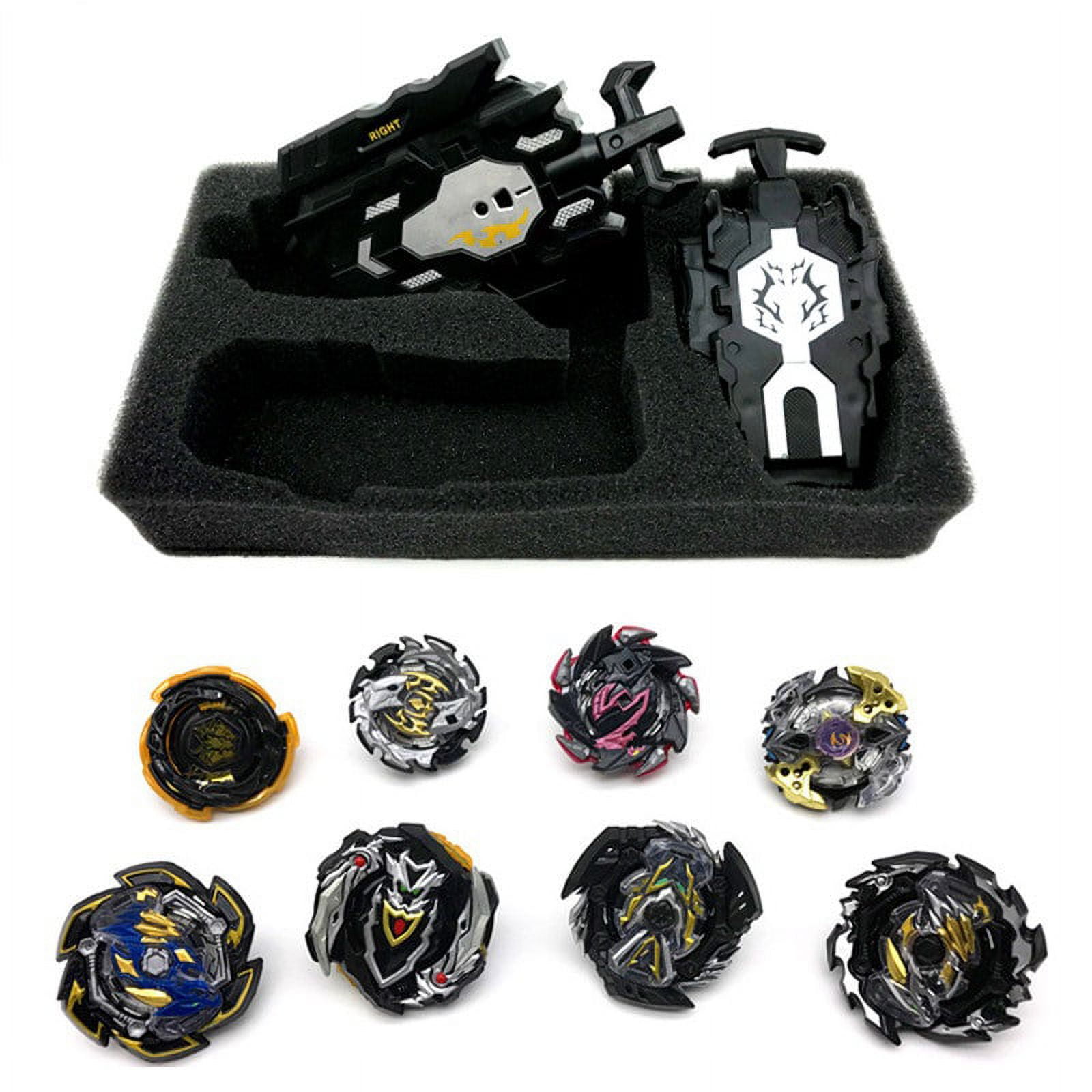 Beyblades Metal Fusion Blay Blade Toys Set 8Pcs Gyro With Wire And Ruler  Launcher Storage Box For Children Halloween，Thanksgiving And Christmas Gift