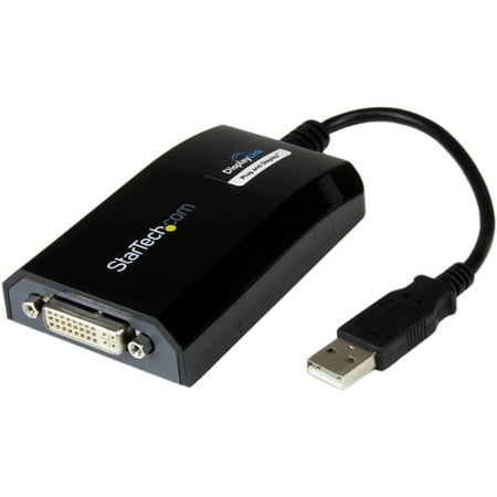 StarTech USB to DVI Adapter - External USB Video Graphics Card for PC &