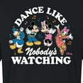 thumbnail image 3 of Disney - Mickey & Friends - Donald Duck, Minnie, Mickey, & Daisy - Dance Like Nobody's Watching - Juniors Cropped Cotton Blend T-Shirt, 3 of 5