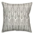 thumbnail image 2 of Creative Products Herringbone Print Gray 20 x 20 Indoor / Outdoor Pillow, 2 of 9