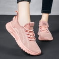 thumbnail image 3 of Zapatillas para correr para mujer, zapatillas deportivas para mujer, zapatillas de plataforma con cordones informales para mujer, zapatos de senderismo de invierno a la moda, 3 of 6