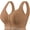 Dark Skin, variant on Daisy Bras for Older Women Floral Plus Size Bra Wireless Front Closure Bras for Senior Daisy Comfort Tshirt Bra