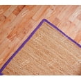 thumbnail image 4 of Chouhan Rugs Natural Jute Purple Lined Rug Bohemian Rug Decor Rug Handwoven Rug Custom Rug Decorative Rug, 4 of 8