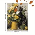 thumbnail image 3 of Charming Cat Tree Canvas Print, Modern Cat Art, Multi-Room Home Decor & Friend Gift, 3 of 8