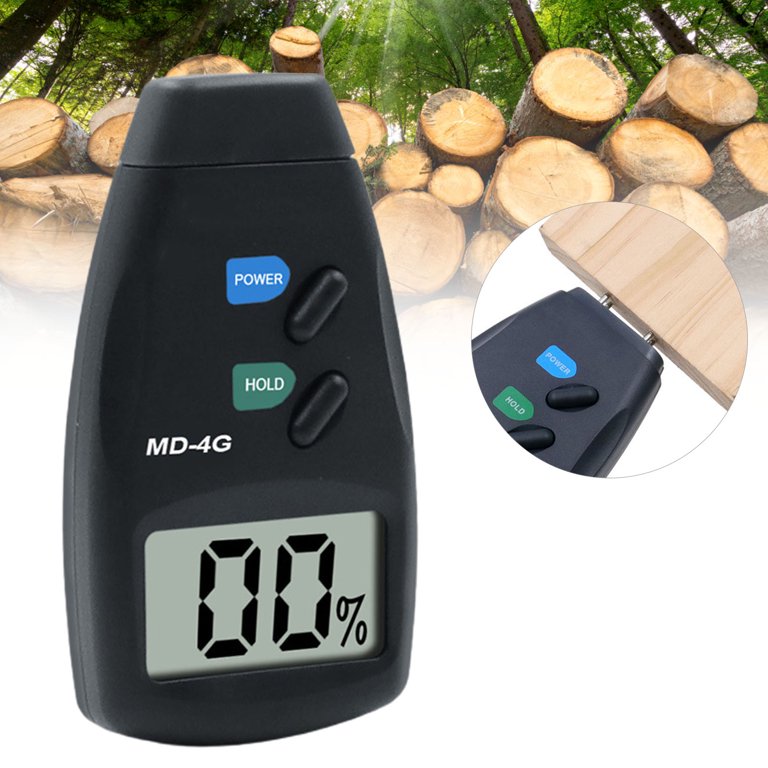 MD4G Paper Wood Moisture Tester Meter Digital Woodworking Humidity