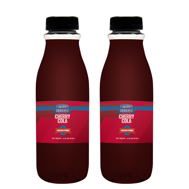 Ralph's SUGAR FREE Cherry Cola Sparkling Water Sodamix Flavor Two